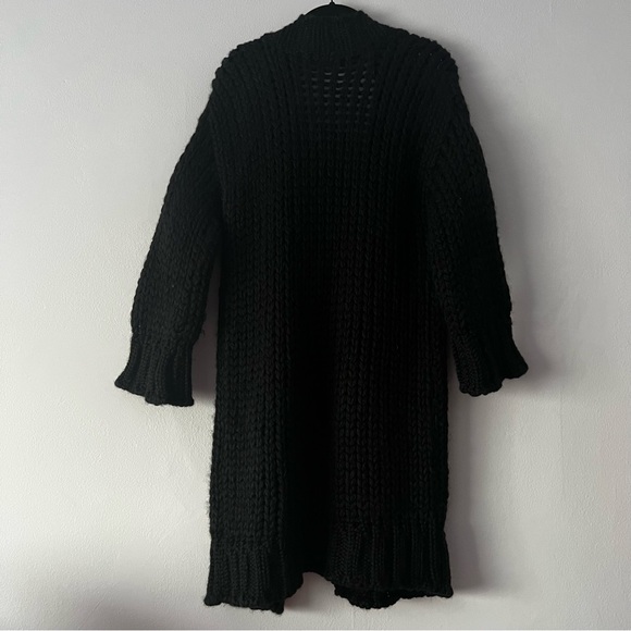 MJ WATSON Wool Alpaca Blend Chunky Knit Cardigan Small - Picture 7 of 10